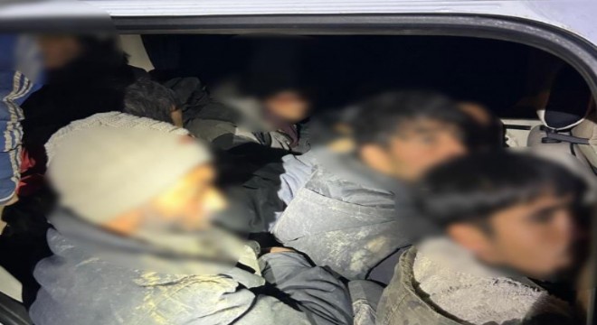 12 düzensiz göçmen ve 2 organizatör yakalandı