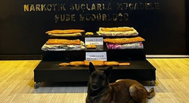 13 kilo uyuşturucu ele geçirildi