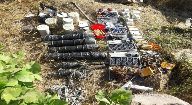 19 adet EYP ve mühimmat ele geçirildi