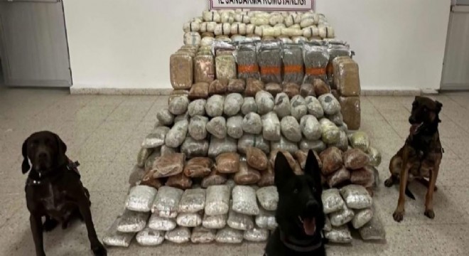 324 kilo uyuşturucu ele geçirildi