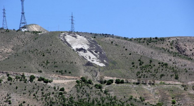 600 ton taşla yapılan Atatürk portresi uzaydan görülebiliyor