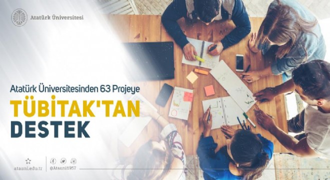 ATAUNİ’den 63 proje desteklenmeye hak kazandı