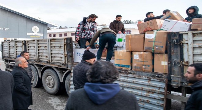 ATAUNİ, deprem bölgesine desteğini sürdürüyor