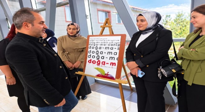 ATAUNİV de  Sürdürülebilir Yaşam İçin Geri Dönüşüm  sergisi