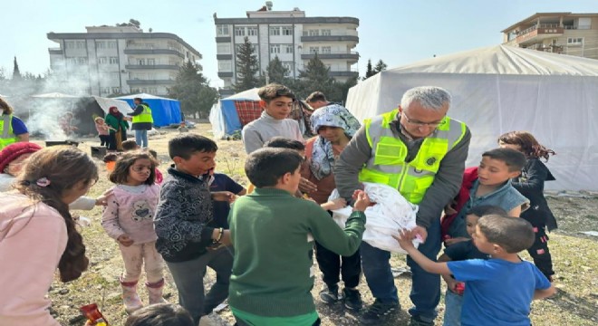 Adıyaman’a yönelik destek seferberliği sürüyor