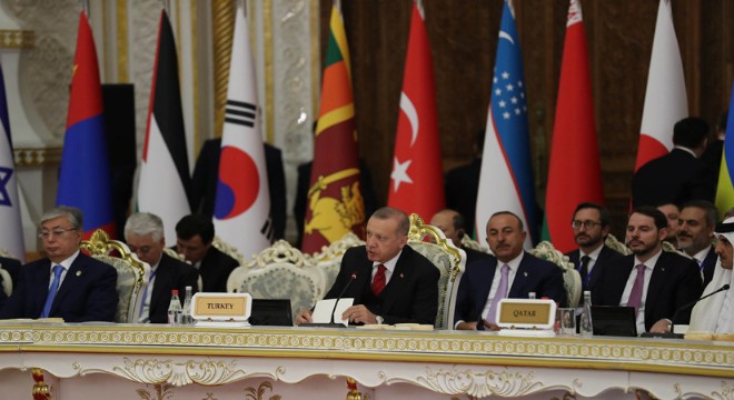 Başkan Erdoğan, Devlet Başkanlarına hitap etti