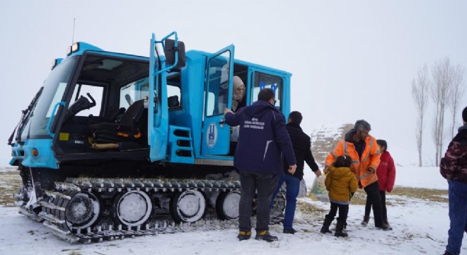 Büyükşehir ekipleri imdada yetişti