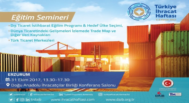 DAİB İhracat Haftası seminerleri devam ediyor