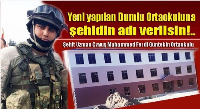 Dumlulular’dan şehide vefa