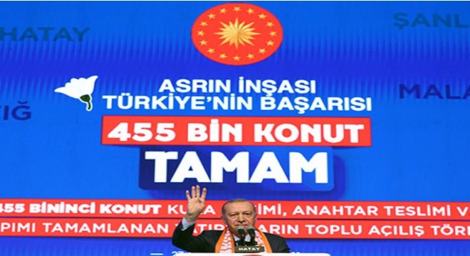 Erdoğan: 'Asrın seferberliğini başlattık'
