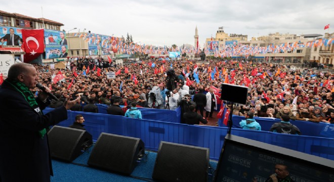 Erdoğan: ‘Eserlerle konuşan bir kadroyuz’