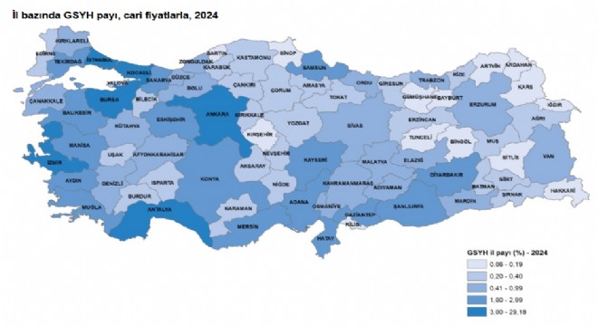 Erzurum 2024 GSYH verileri açıklandı