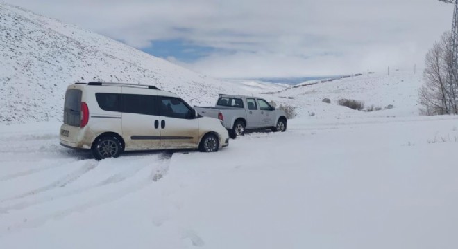 Erzurum a kış geri geldi