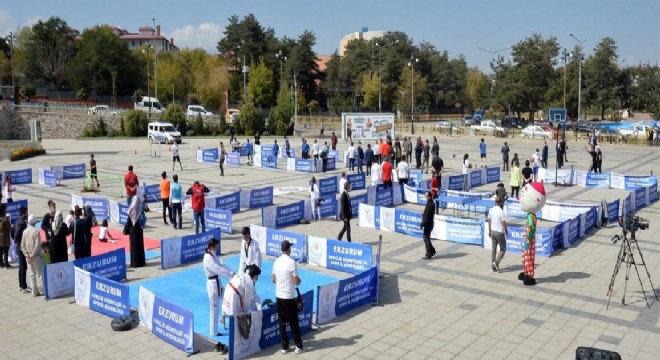 Erzurum’da Avrupa Spor Haftası etkinliği