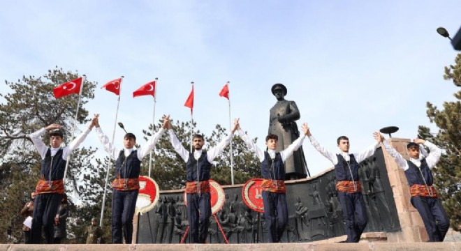 Erzurum da milli coşku