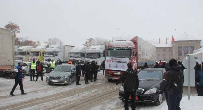 Erzurum’dan İdliblilere gönül köprüsü