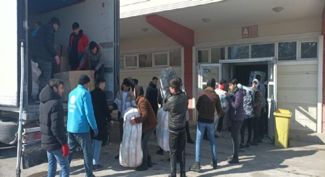 Erzurum’dan deprem bölgesine destek köprüsü