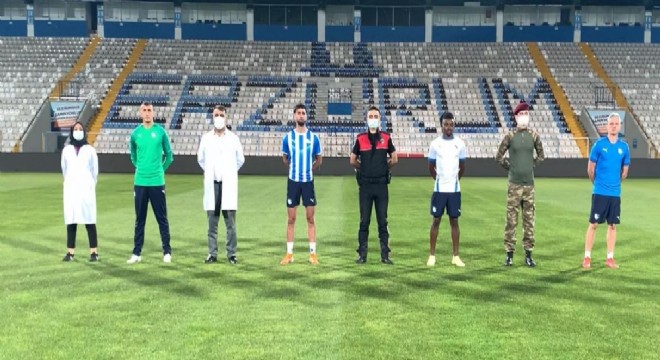 Erzurumspor’dan sağlık çalışanlarına jest