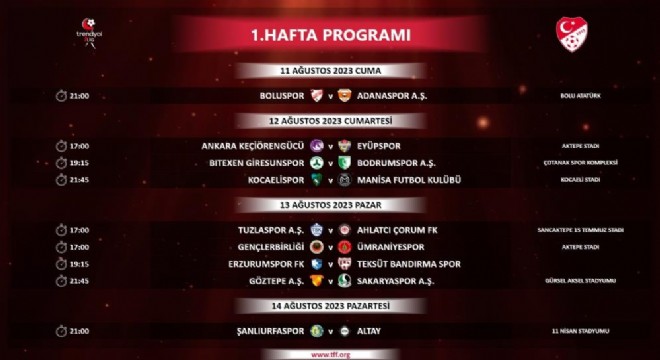 Erzurumspor ilk maçına 13 Ağustosta çıkacak