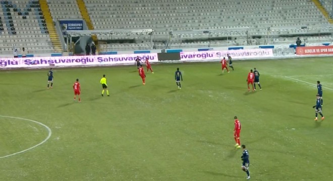 Erzurumspor ilk yarıyı galibiyetle tamamladı