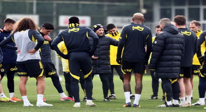 FB, Erzurumspor FK maçı hazırlıklarını tamamladı