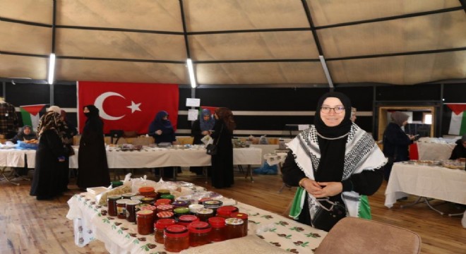 Gazze ye umut için Oltu da hayır çarşısı