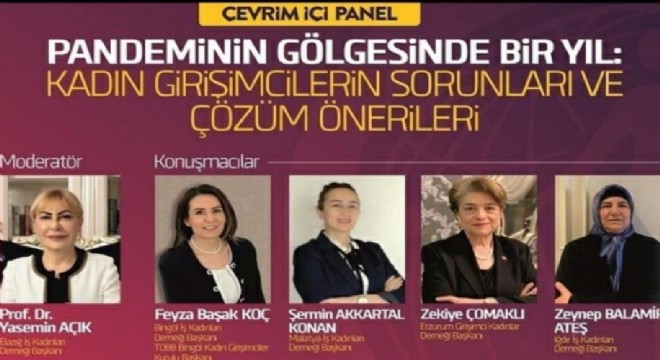 Girişimci Kadın Dernekleri panelde buluştu