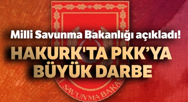 Hakurk’taki terör yuvaları yok ediliyor