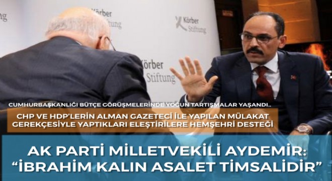 İbrahim Kalın asalet timsalidir