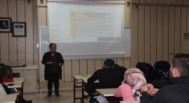 İspirli, öğrencilere tüketici haklarını anlattı