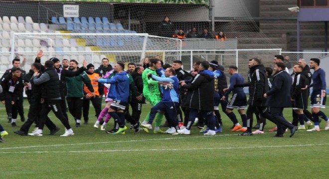 Keçiörengücü - Erzurumspor maçında kavga