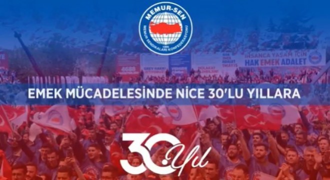 Memur-Sen 30'uncu yılında