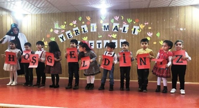 Miniklerden büyüklere ‘Yerli Malı’ hatırlatması