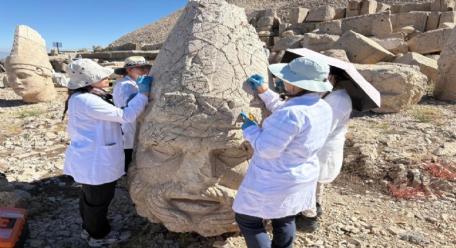 Nemrut’un dev heykellerine 5 yıllık koruma kalkanı