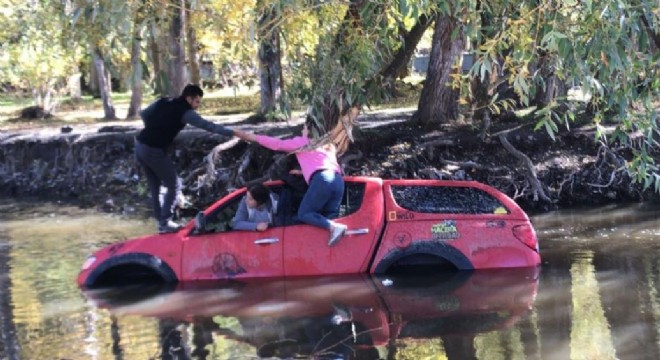 Off-Road aracı devrildi: 1 yaralı