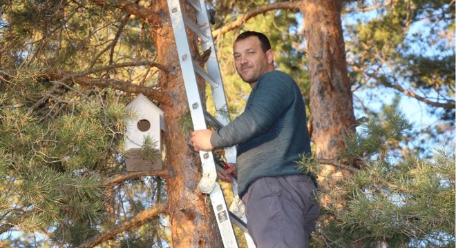 Oltu’da örnek kampanya: “Bir Kuş da Sen Barındır 