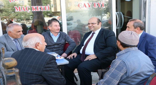 Orhan, Aziziye esnafı ile istişare etti