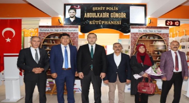 Şehit Güngör’ün ismi kütüphanede yaşatılacak