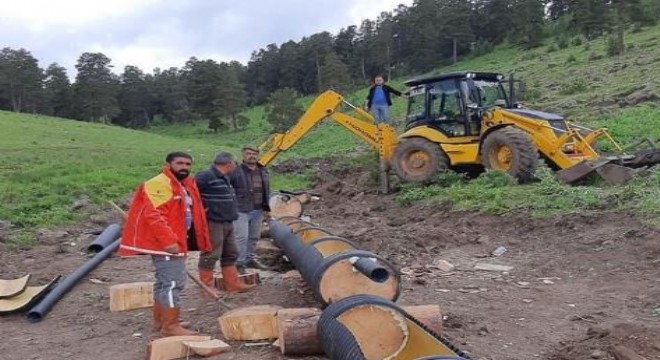 Şenkaya Belediyesinden sulama yatırımı