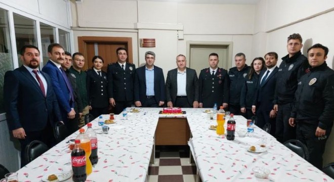 Şenkaya ilçe Emniyet Amirliğinden iftar yemeği