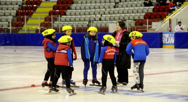 Sürat Pateni yarışları Erzurum’da başladı