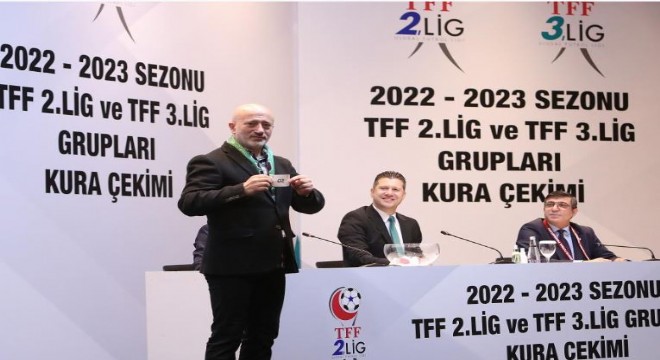 TFF 2. Lig de gruplar belli oldu