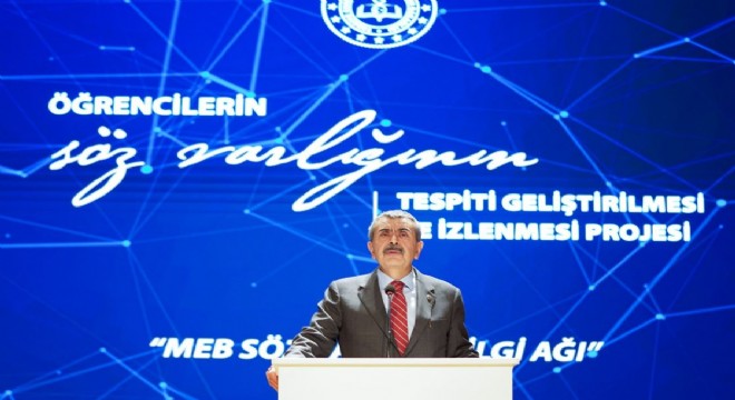 Tekin, MEB Söz Varlığı Bilgi Ağı'nı paylaştı