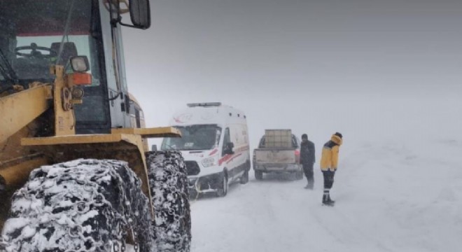 Tekman’da 66 köy yolu ulaşıma kapandı