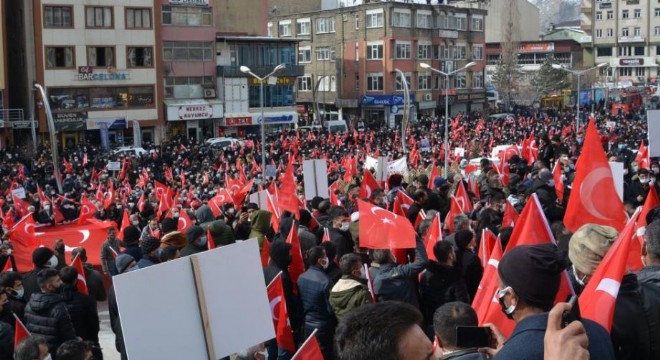 Teröre karşı tek yürek oldular