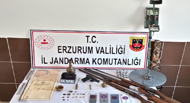 Tortum’da tarihi eser operasyonu