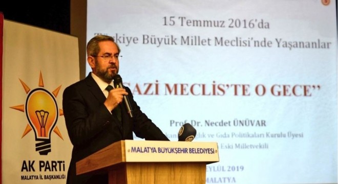 Ünüvar, Gazi Meclis te O Gece’yi anlattı