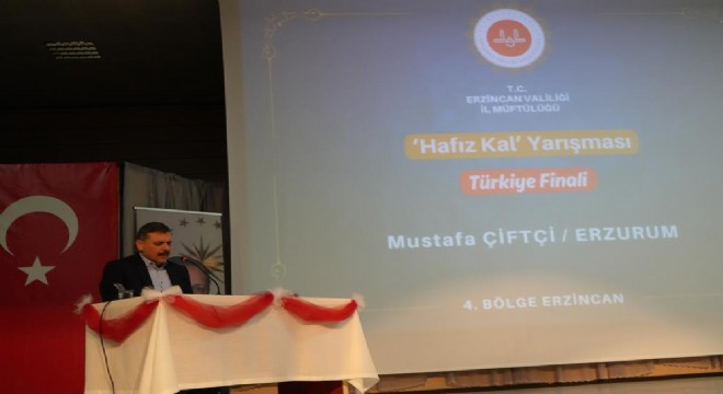 Vali Çiftçi, ‘Hafız Kal’ yarışmasının birincisi oldu