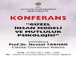 Tarhan “Güzel insan Modeli’ni anlatacak