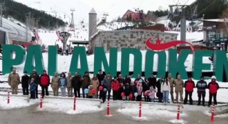 Palandöken'de şehit ve gazi ailelerine özel etkinlik